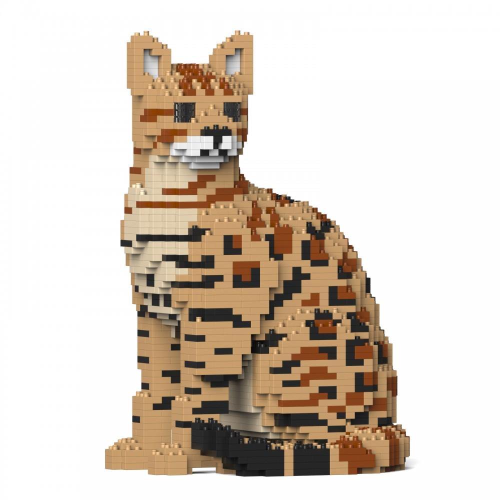 Bengal Cats Sculptures - LAminifigs , lego style jekca building set