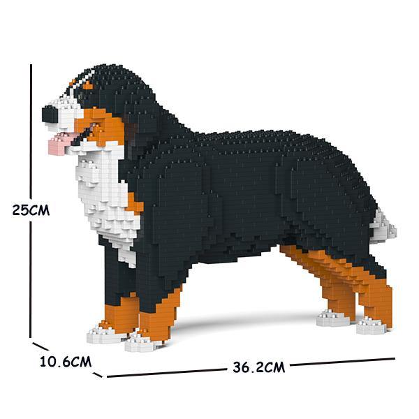 Bernese Mountain Dog Sculptures - LAminifigs , lego style jekca building set