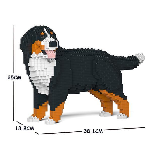 Bernese Mountain Dog Sculptures - LAminifigs , lego style jekca building set