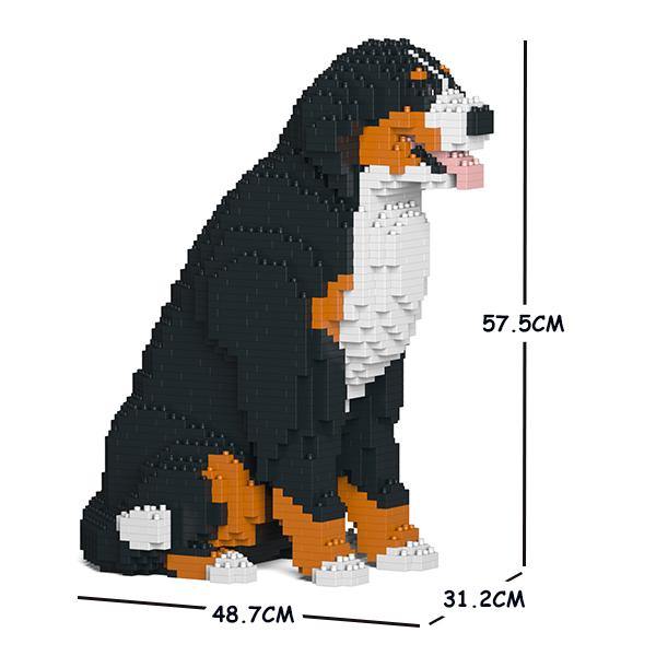 Bernese Mountain Dog Sculptures - LAminifigs , lego style jekca building set