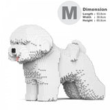 Bichon Frise Dog Sculptures - LAminifigs , lego style jekca building set