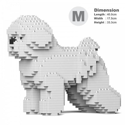 Bichon Frise Dog Sculptures - LAminifigs , lego style jekca building set