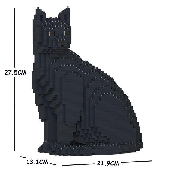 Black Cats Sculptures - LAminifigs , lego style jekca building set