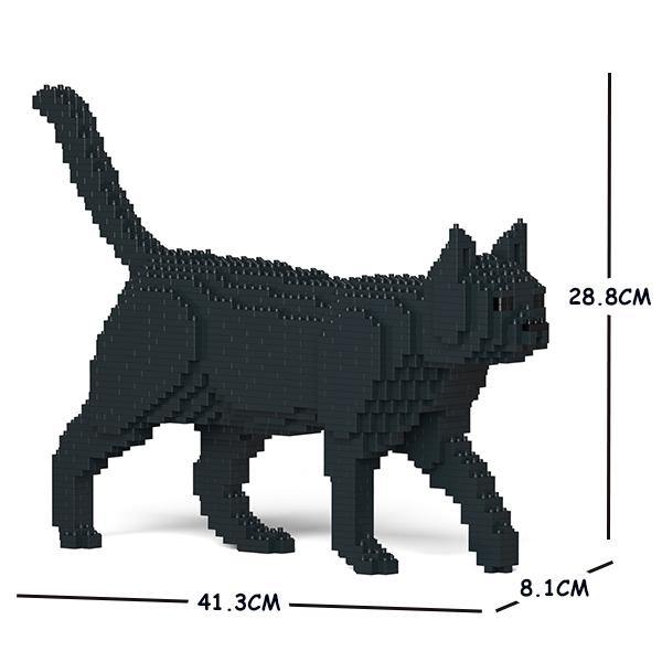 Black Cats Sculptures - LAminifigs , lego style jekca building set