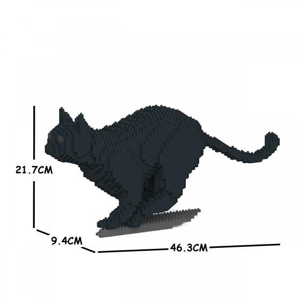 Black Cats Sculptures - LAminifigs , lego style jekca building set