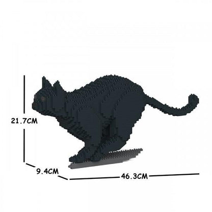 Black Cats Sculptures - LAminifigs , lego style jekca building set