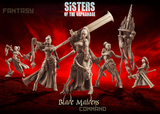 Blade Maidens - Command Group - LAminifigs , lego style jekca building set