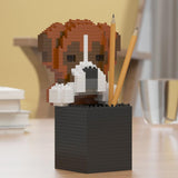 Boxer Pencil Cup - LAminifigs , lego style jekca building set