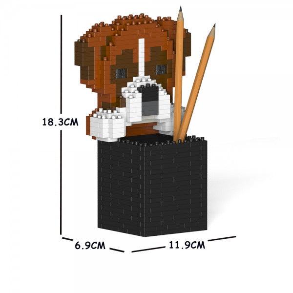 Boxer Pencil Cup - LAminifigs , lego style jekca building set