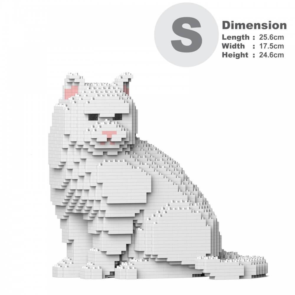 British Shorthair Cats Sculptures - LAminifigs , lego style jekca building set