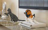Calico Cats Sculptures - LAminifigs , lego style jekca building set