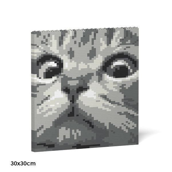 Cat Eyes Brick Paintings - LAminifigs , lego style jekca building set