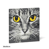 Cat Eyes Brick Paintings - LAminifigs , lego style jekca building set