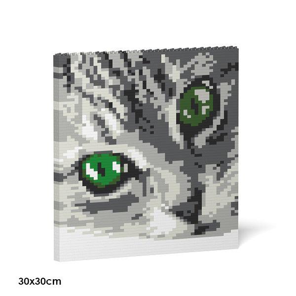 Cat Eyes Brick Paintings - LAminifigs , lego style jekca building set