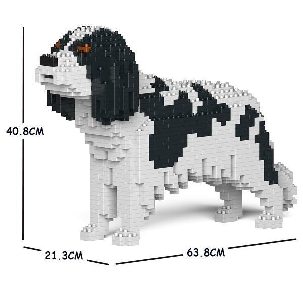 Cavalier King Charles Spaniel Dog Sculptures - LAminifigs , lego style jekca building set