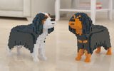 Cavalier King Charles Spaniel Dog Sculptures - LAminifigs , lego style jekca building set
