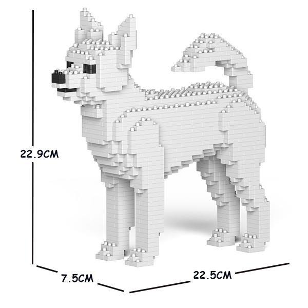 Chihuahua Dog Sculptures - LAminifigs , lego style jekca building set