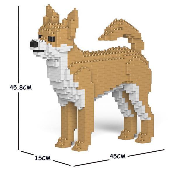 Chihuahua Dog Sculptures - LAminifigs , lego style jekca building set