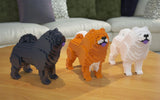 Chow Chow Dog Sculptures - LAminifigs , lego style jekca building set