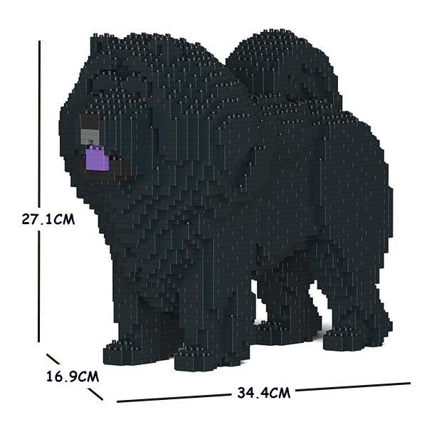 Chow Chow Dog Sculptures - LAminifigs , lego style jekca building set