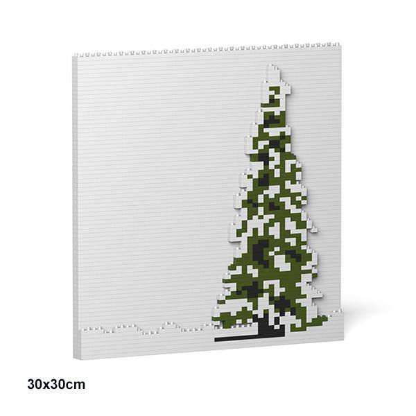 Christmas Brick Paintings - LAminifigs , lego style jekca building set