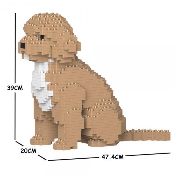 Cockapoo Dog Sculptures - LAminifigs , lego style jekca building set