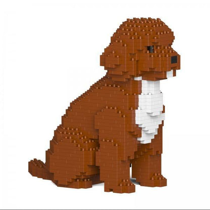 Cockapoo Dog Sculptures - LAminifigs , lego style jekca building set