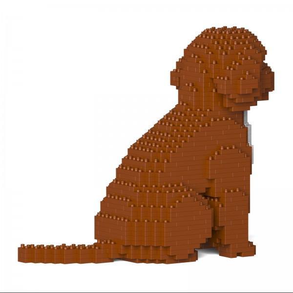 Cockapoo Dog Sculptures - LAminifigs , lego style jekca building set