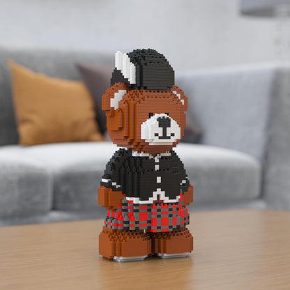 Cultural Souvenirs - United Kingdom Bears - LAminifigs , lego style jekca building set