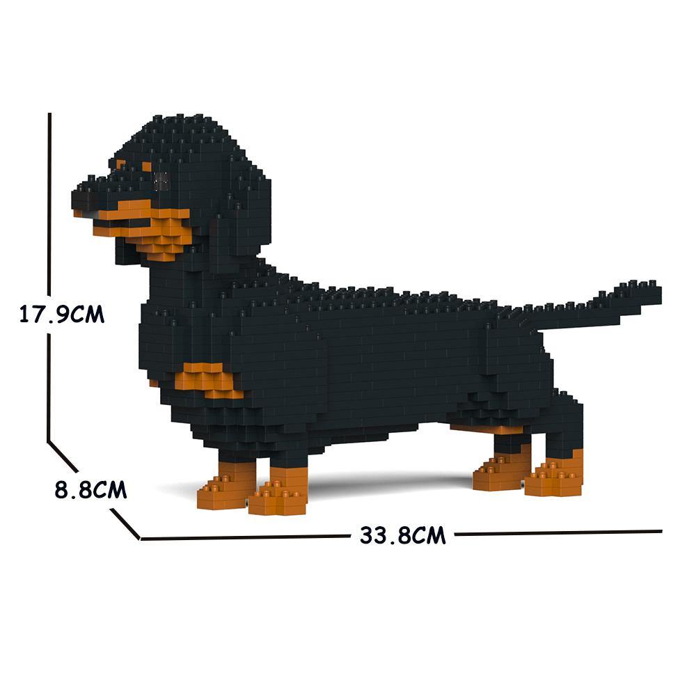 Dachshund Dog Sculptures - LAminifigs , lego style jekca building set