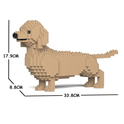 Dachshund Dog Sculptures - LAminifigs , lego style jekca building set