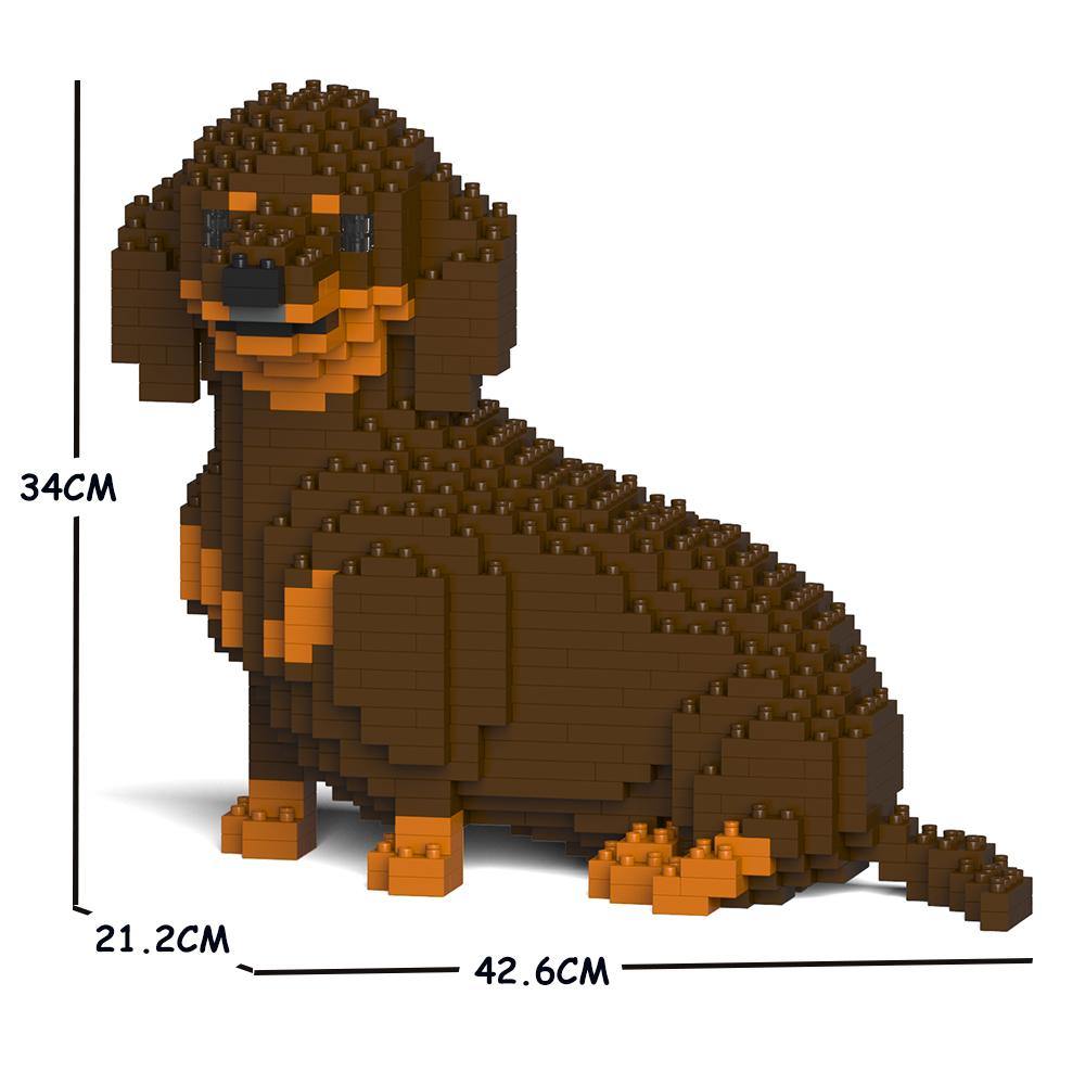 Dachshund Dog Sculptures - LAminifigs , lego style jekca building set