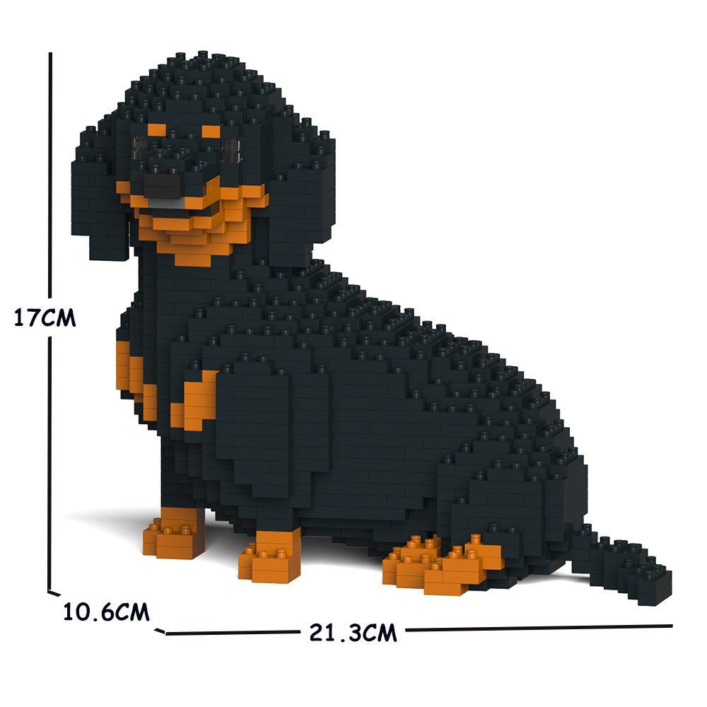 Dachshund Dog Sculptures - LAminifigs , lego style jekca building set