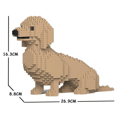 Dachshund Dog Sculptures - LAminifigs , lego style jekca building set