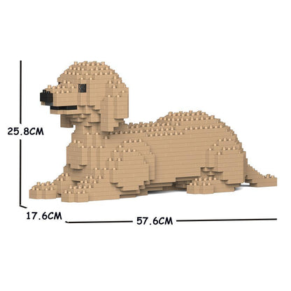 Dachshund Dog Sculptures - LAminifigs , lego style jekca building set