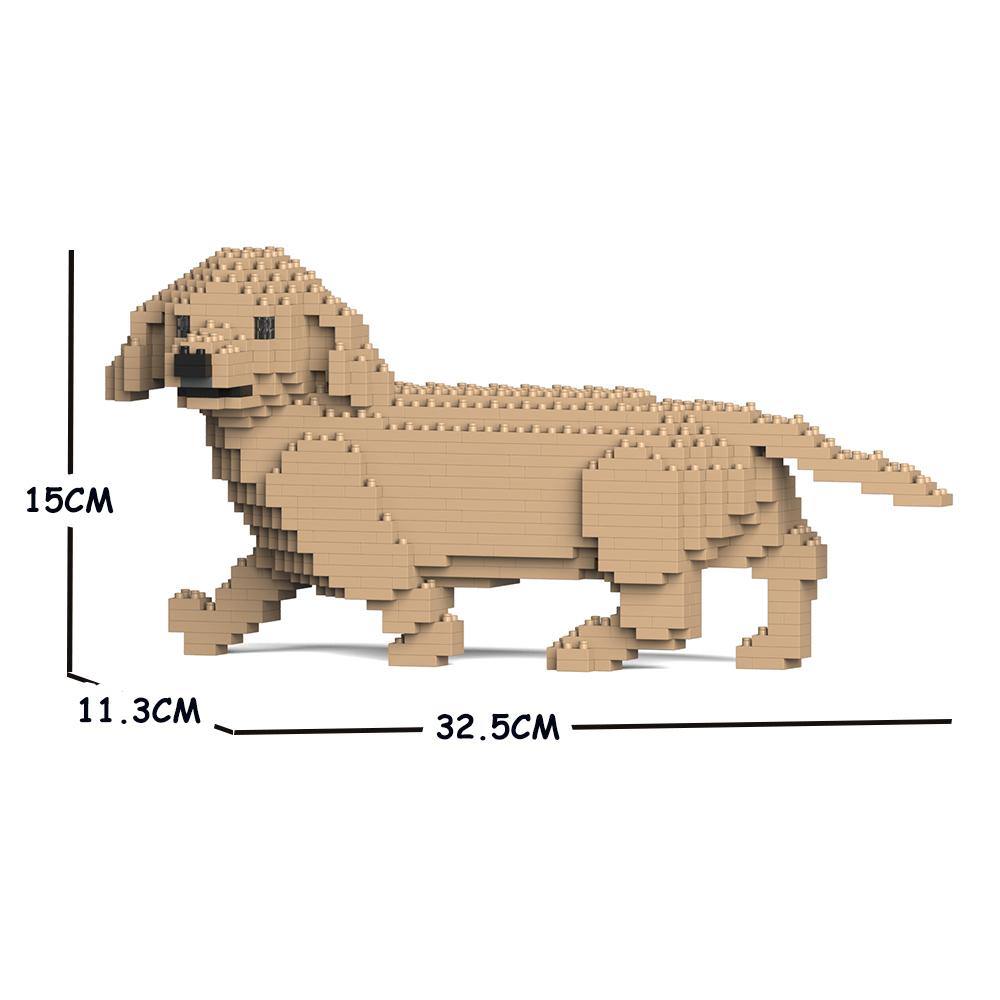 Dachshund Dog Sculptures - LAminifigs , lego style jekca building set