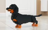 Dachshund Dog Sculptures - LAminifigs , lego style jekca building set