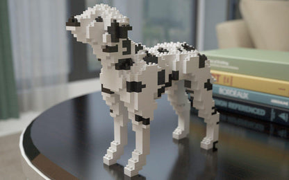 Dalmatian Dog Sculptures - LAminifigs , lego style jekca building set