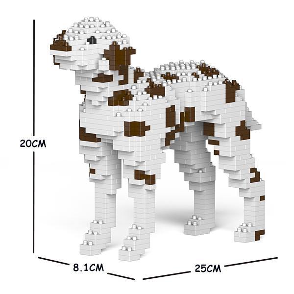 Dalmatian Dog Sculptures - LAminifigs , lego style jekca building set