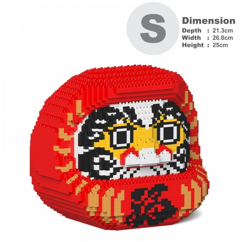 Daruma Dolls Sculptures - LAminifigs , lego style jekca building set