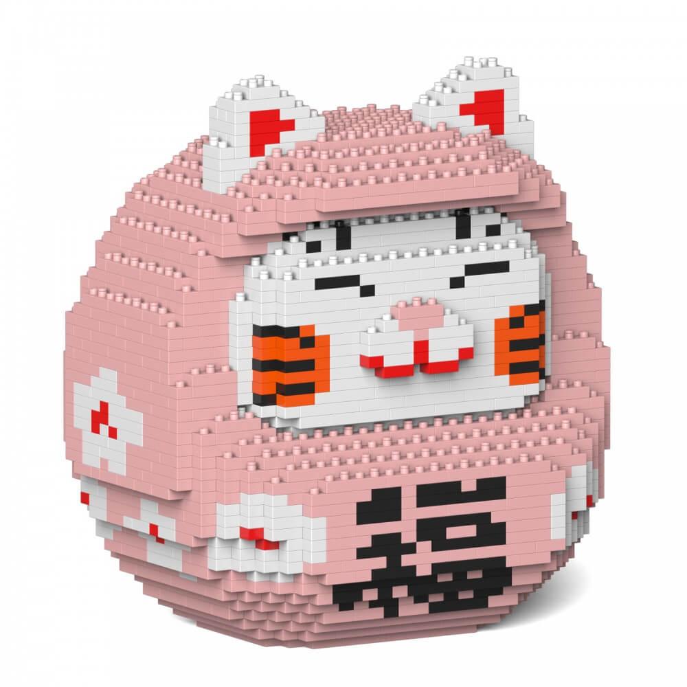 Daruma Maneki Neko Sculptures - LAminifigs , lego style jekca building set