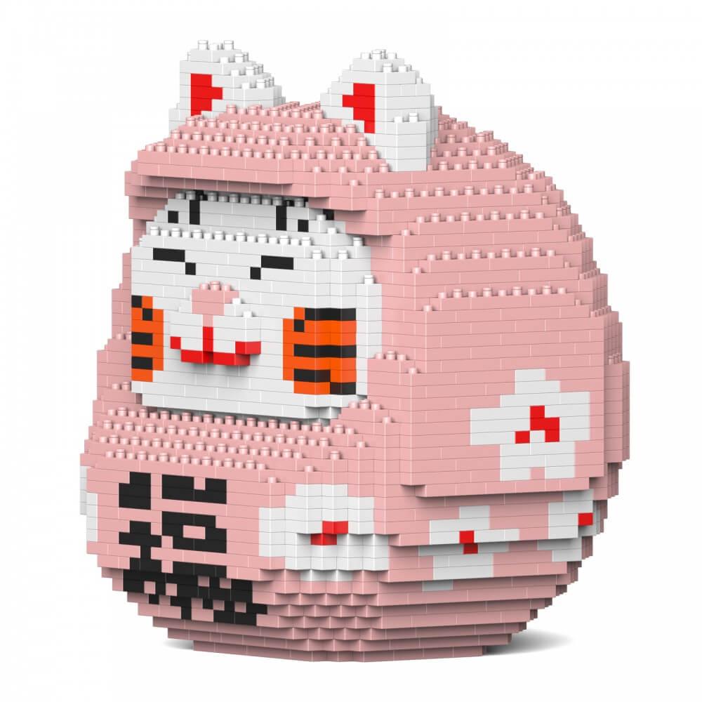 Daruma Maneki Neko Sculptures - LAminifigs , lego style jekca building set