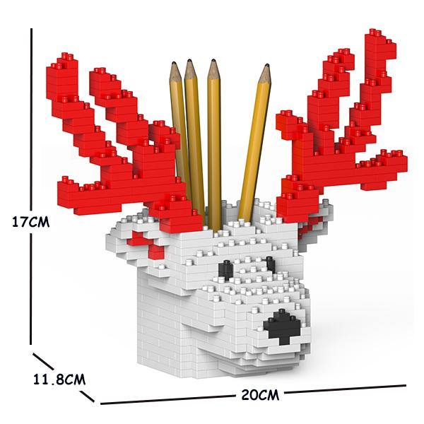 Deer Pencil Cups Building Kits - LAminifigs , lego style jekca building set