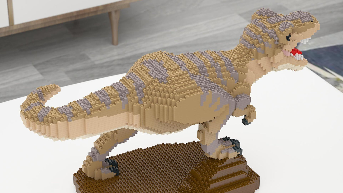 Dinosaurs Sculptures - LAminifigs , lego style jekca building set