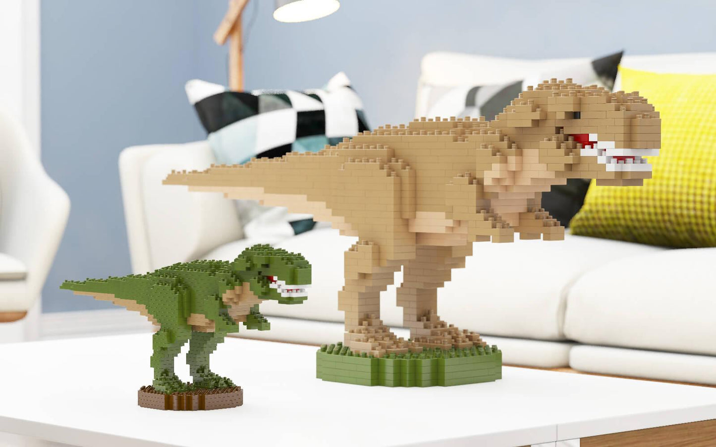 Dinosaurs Sculptures - LAminifigs , lego style jekca building set