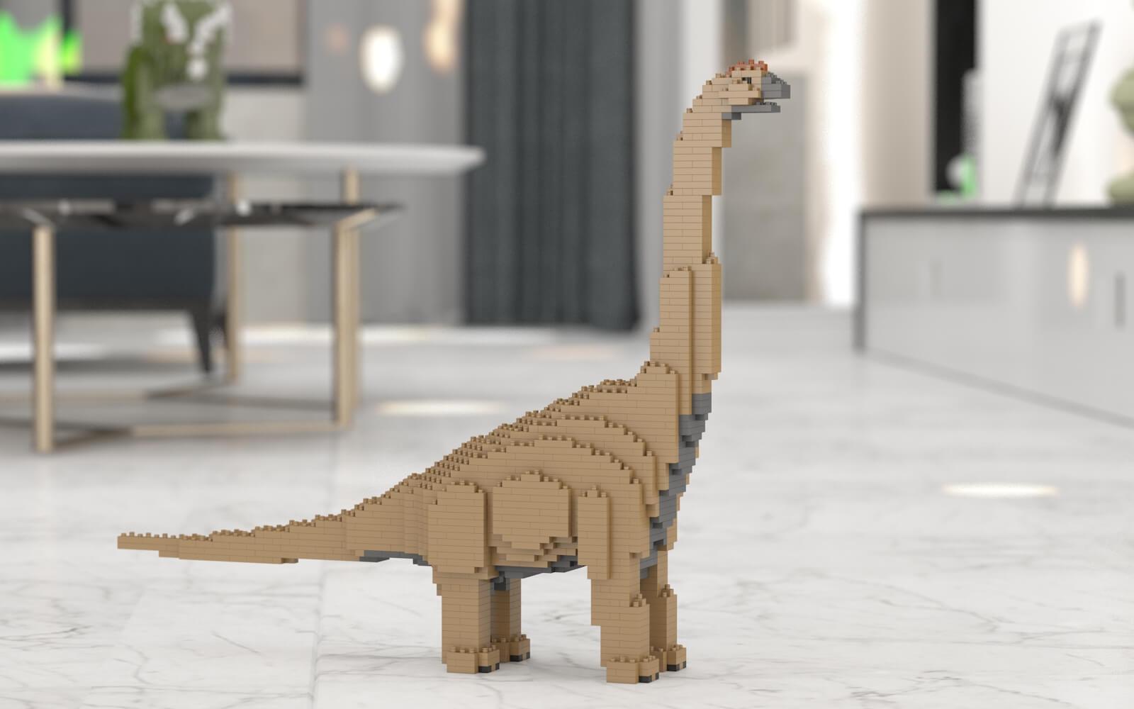 Dinosaurs Sculptures - LAminifigs , lego style jekca building set