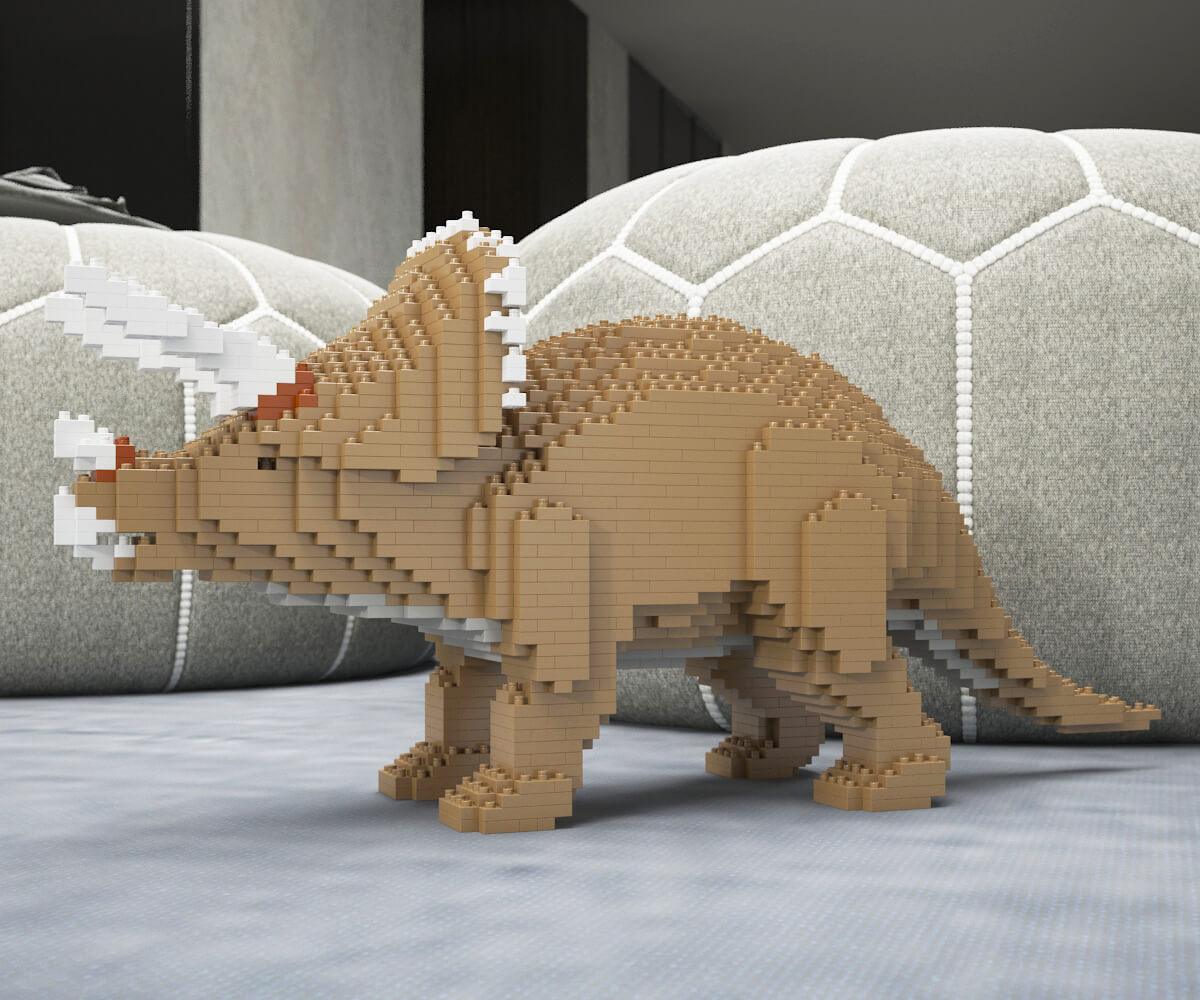 Dinosaurs Sculptures - LAminifigs , lego style jekca building set