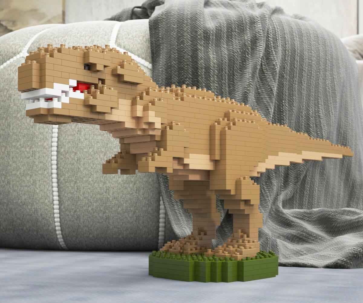 Dinosaurs Sculptures - LAminifigs , lego style jekca building set