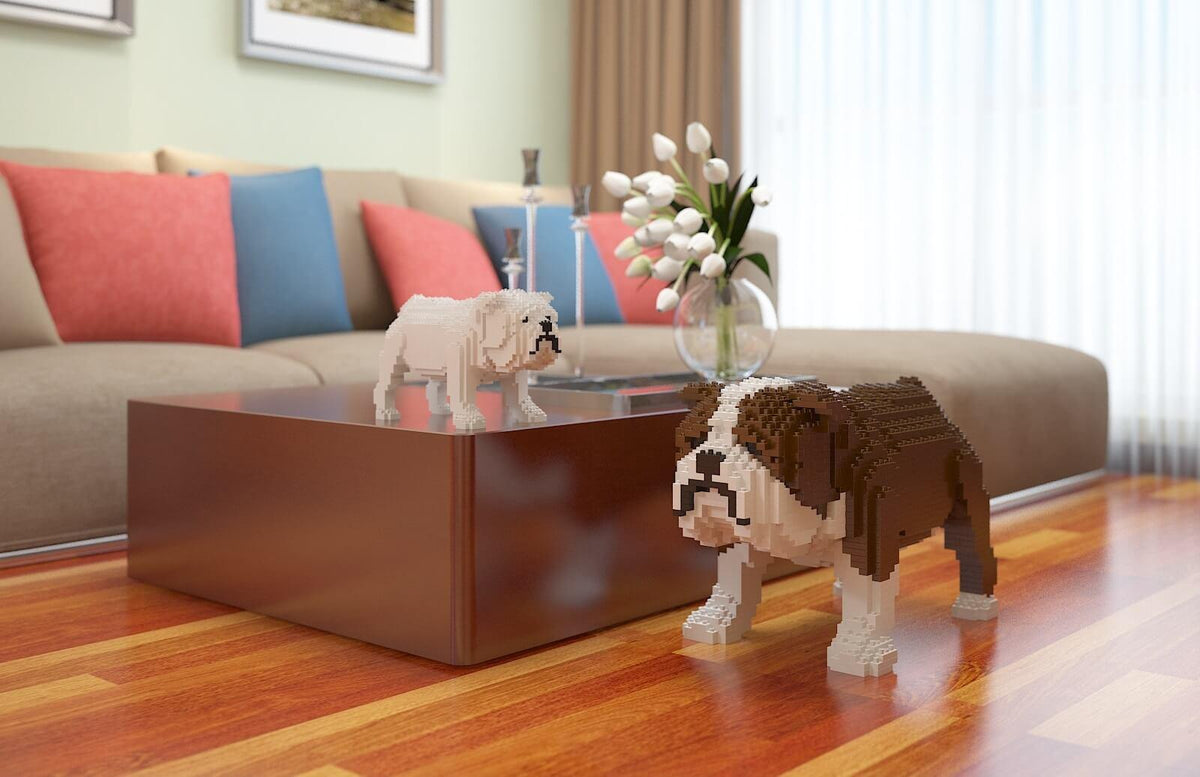 English Bulldog Dog Building Set – LAminifigs