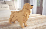 English Cocker Spaniel Dog Sculptures - LAminifigs , lego style jekca building set